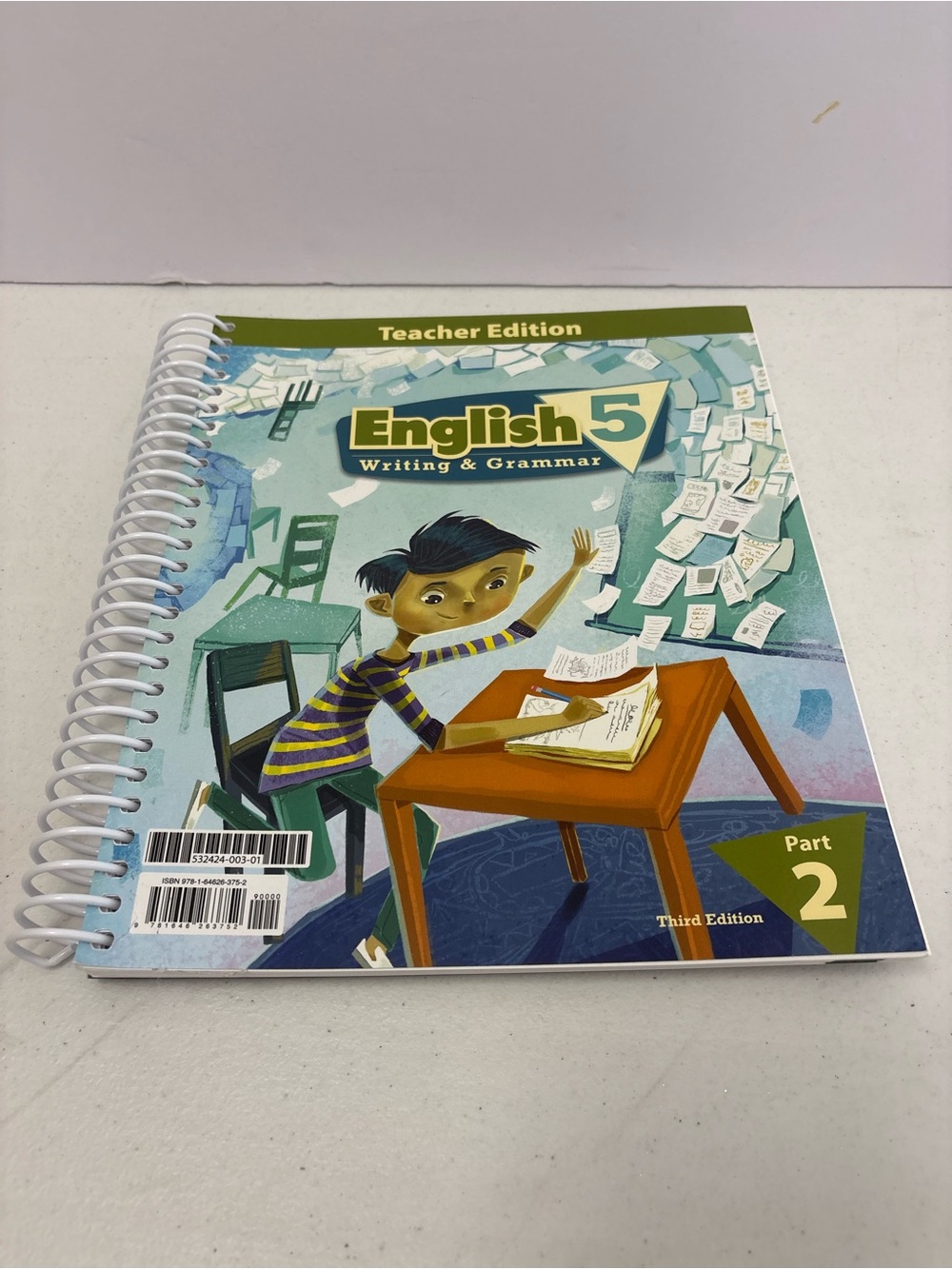 English 5 Writing & Grammar Teacher Edition Part 2 Third Ed BJU Homeschool
